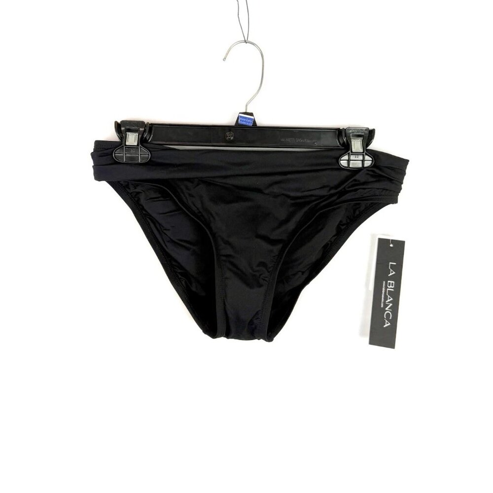 La Blanca Women’s Black hipster Bikini Bottom Size 4